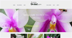 Desktop Screenshot of pickanorchid.com