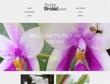 Tablet Screenshot of pickanorchid.com
